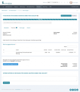 vulturisFinanzen - Rechnungswesen - Rechnung